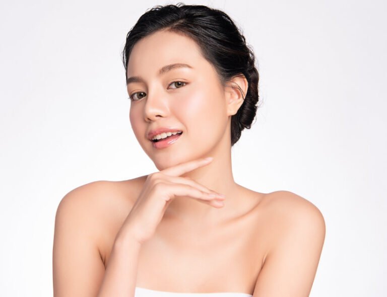 Porträt einer lächelnden Frau